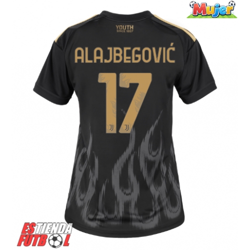 Juventus Kerim Alajbegovic #17 Tercera Equipación Mujer 2026-27 Manga Corta